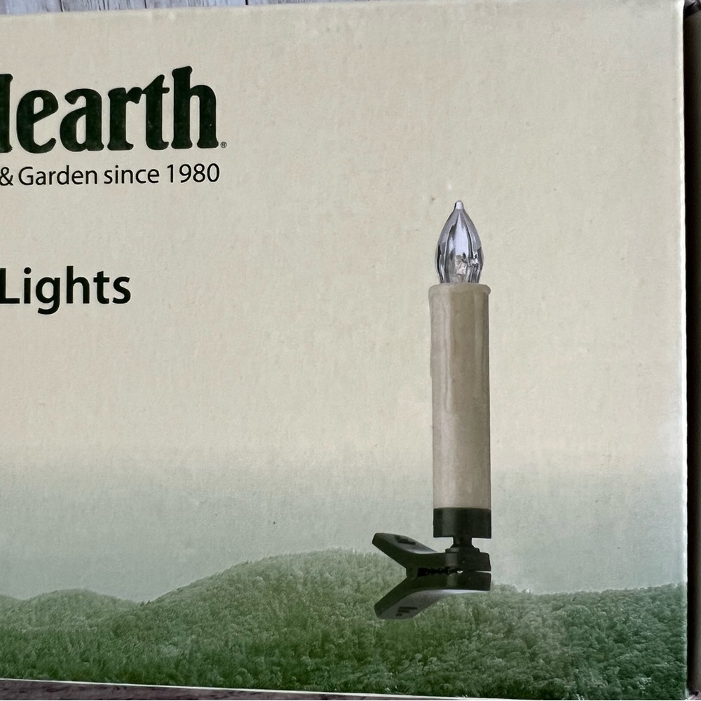 Plow & Hearth Christmas Tree Clip-On Candle Lights Remote Multi-Color New - Picture 3 of 4